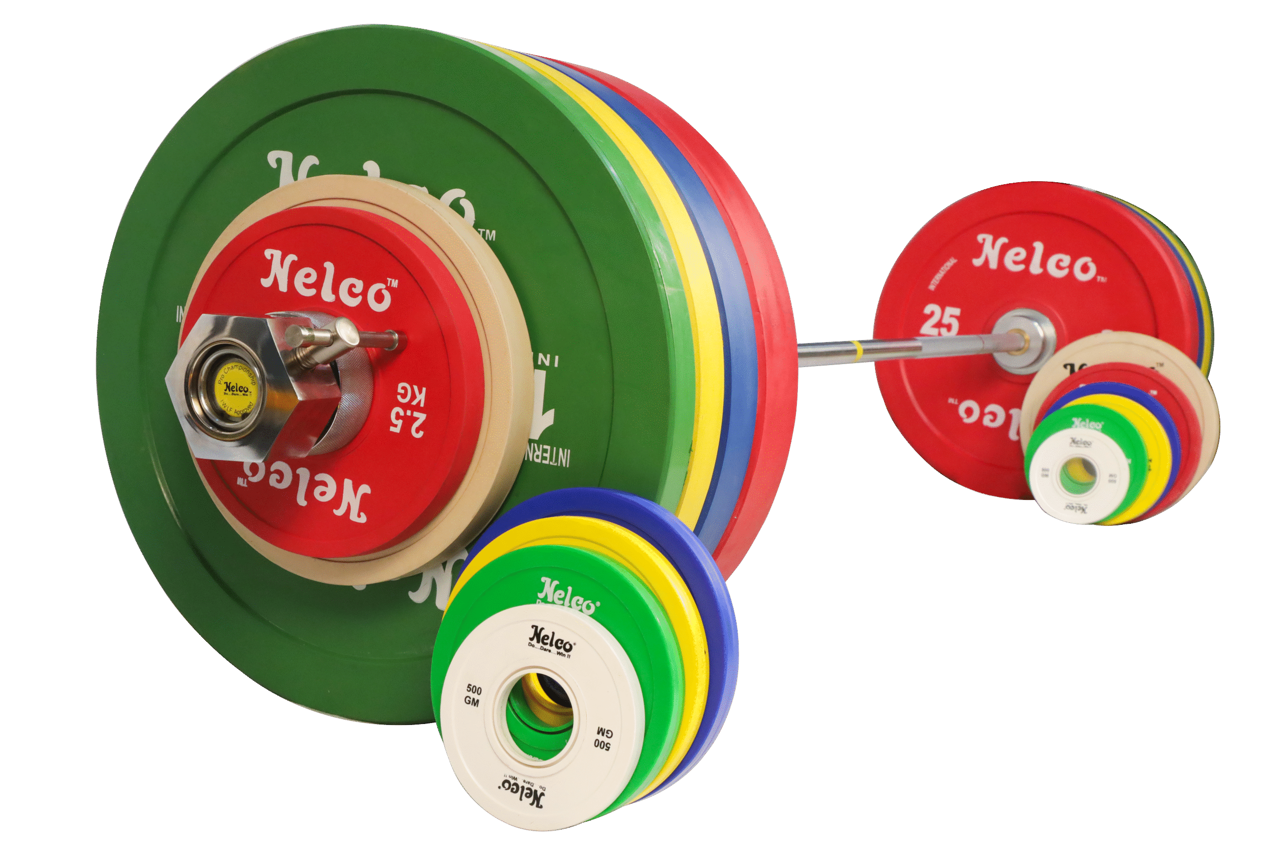 INTERNATIONAL BARBELL SET WOMEN – 185KG (IWF APPROVED)