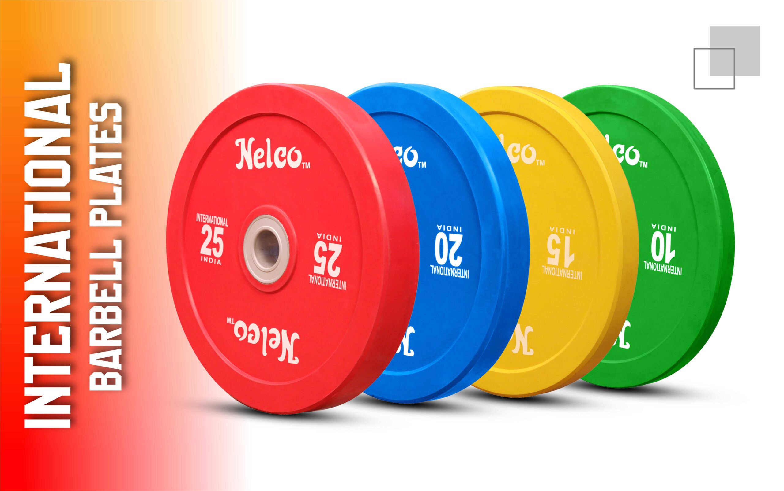 INTERNATIONAL TRAINING BUMPER PLATES  - (IWF APPROVED)